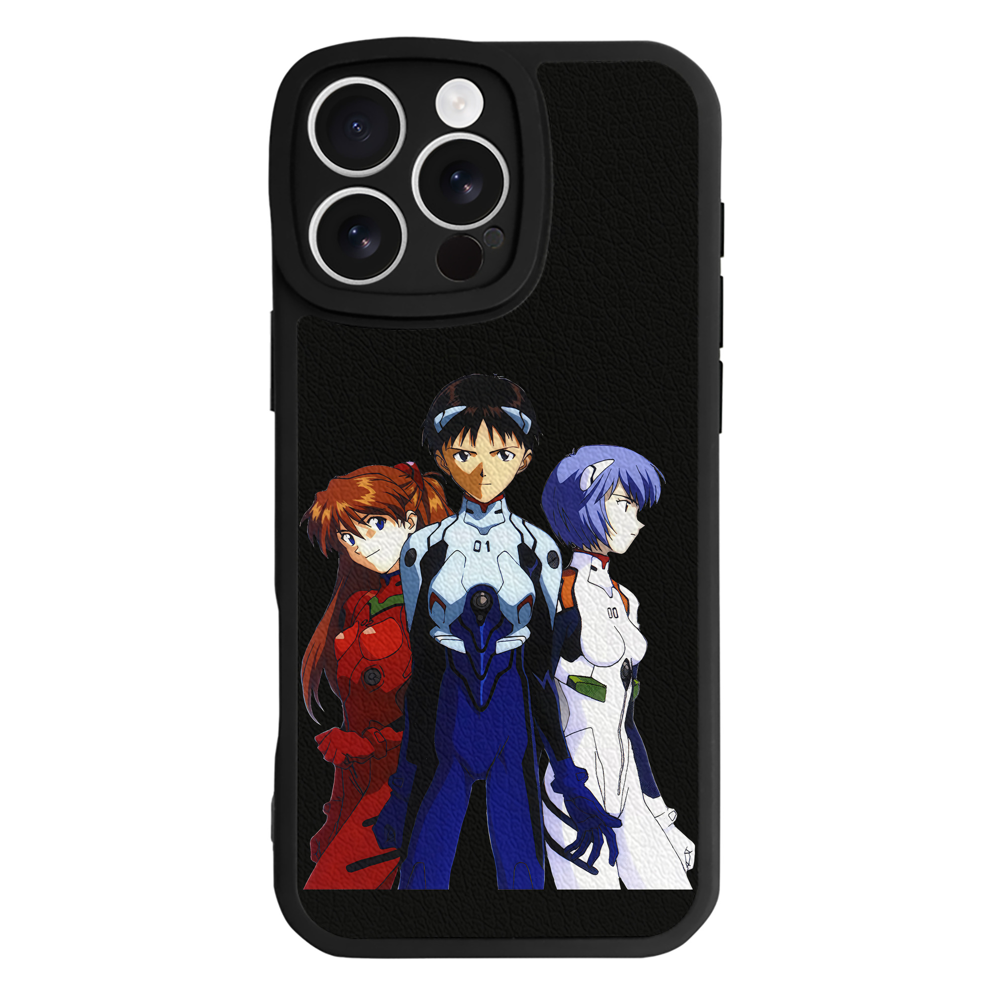 （画像用） EVA 新世紀エヴァンゲリオン 【iPhone 16シリーズ対応】シリコンスマホケース（レザー調） 材質：シリコン